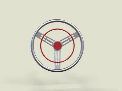 Stearing wheel 7 3D model