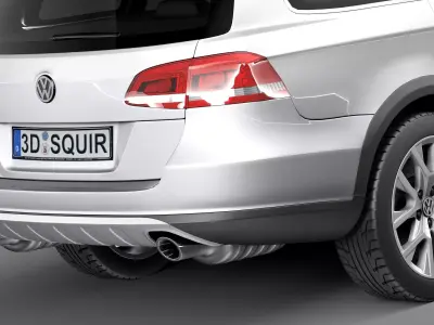 Volkswagen Passat Alltrack 2013 3D model