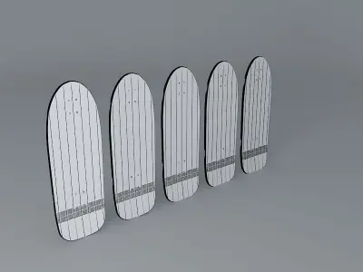 80s Powell Peralta skateboard deck Free 3D model