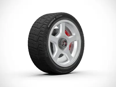 Wheel v7 3D model