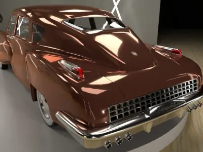 Tucker Torpedo 1948 3D model