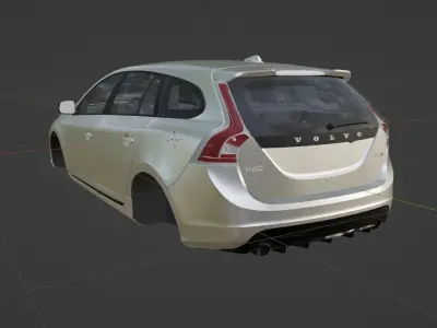 Volvo V60 universal 3D model