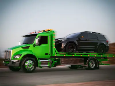 Peterbilt 537 2022 Tow Truck  3D model