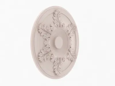 Classic Ceiling Medallion 42 3D model