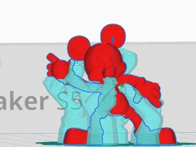 Mickey Mouse 3d print model 3D print model