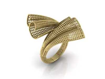 Ultra Vision Ring Jewelry 3D print model 28