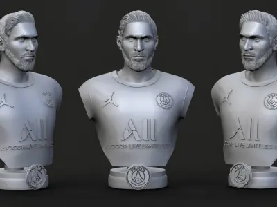 Lionel Messi 3D Printable Collection