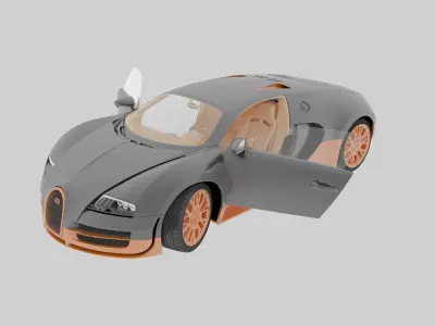 Bugatti Veyron SuperSport 2010 3D model