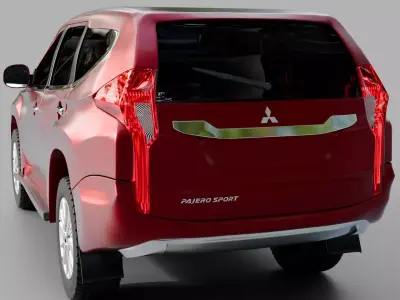 Mitsubishi Pajero Sport 2018 3D model