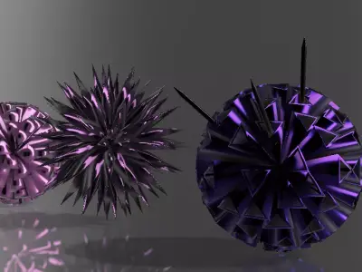 Geometric object office decor LS design  3D model