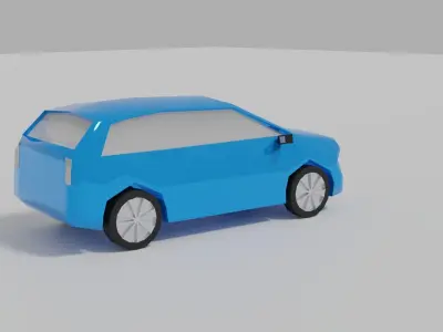 LOWPOLY CAR Low-poly 3D model