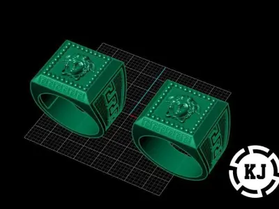 Anillo Medusa 3D print model