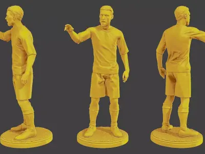 Soccer Player SP 019 3D print model