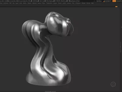 modern sculpture 50 3D print model