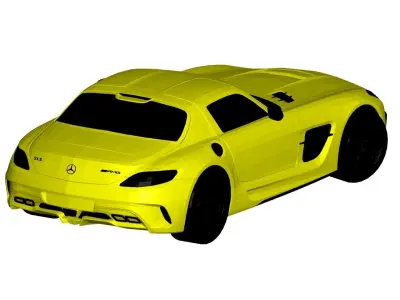 Mercedes Benz SLS AMG 3D model