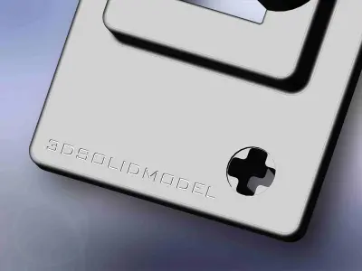 Handle device with 3D model