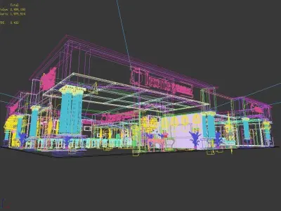 Exhibition - Area - 24X29-3DMAX2009-02 3D model
