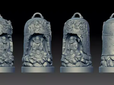Bodhidharma  3D print model