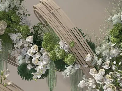 Floristry Fine art display 3D model