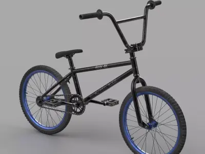 BMX Bicycle MotoX 3D model
