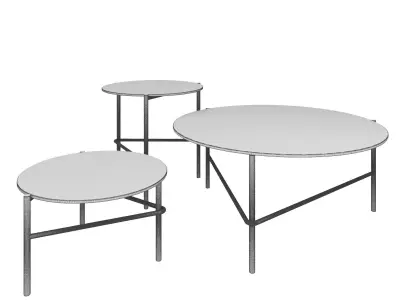 Side table DOWNTOWN collection 3D model