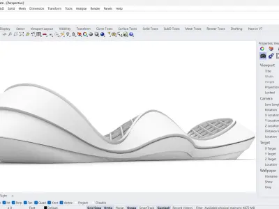 Parametric Library Architectural 3D model 3D model