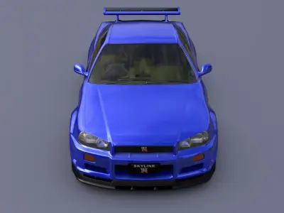 Nissan Skyline R34 3D model