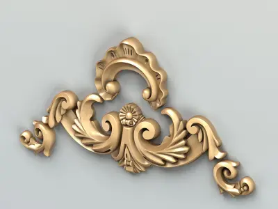 Corner decor 027 3D model