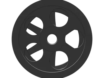 Volk Rays TE37SL 164 RIMS FOR HOTWHEELS 3D print model 3D print model