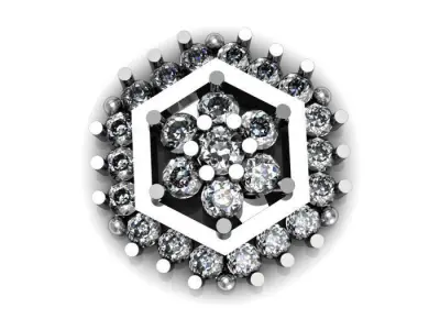 Daimond nose pin 3D print model