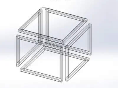 Infinity cube table  Free 3D model