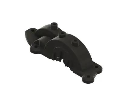 Tamiya TT-01 Type E - gear cover D10 51319 - 3D Print Model 3D print model