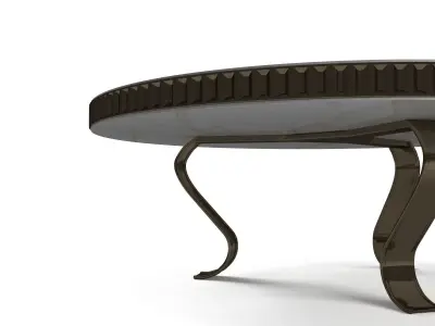Gold Table 3D model