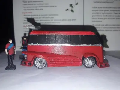 minibus stl vw bus 3D print model