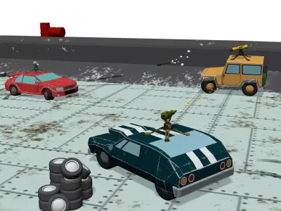 Stylized Race-Demolition Car Pack