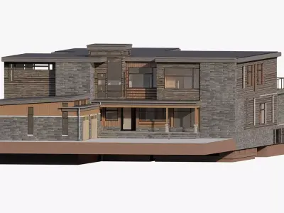 Oakland modern house 3D model