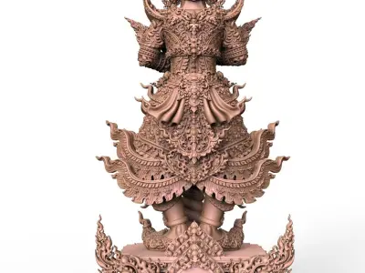 Tao Wessuwan Vol-02 Thai Art for  3D print model 3D print model