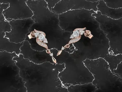 Jewelry Earring 3D print model