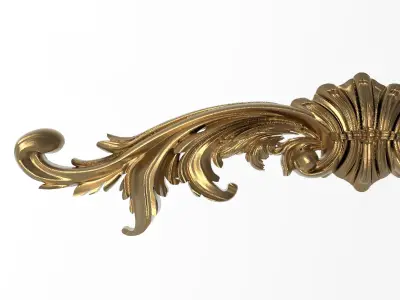 decorative pattern ready for 3D printing 3D model 7