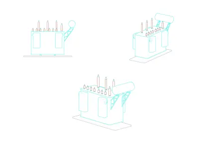 Power Transformer 3D model
