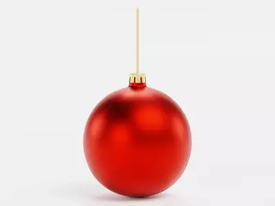 Christmas Ball Ornament V1 Low-poly 3D model