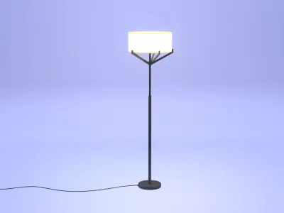 PBR Floor Lamp 3D model