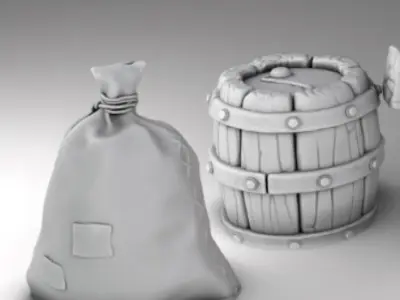 FuII set - farm decorations 3D print model