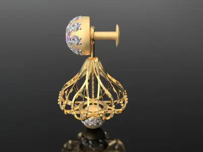 Pears Earring 3D print model