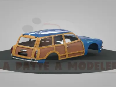 Volkswagen Karmann Squareback LPAM 3D model