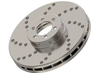 Premium Car Disc Brake 3D print model