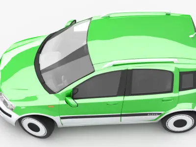 Fiat Panda Alessi 3 D 3D model