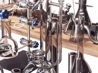 Chemistry dishes n2 3D model