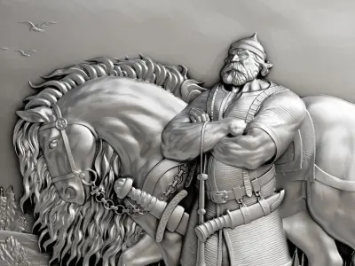 Ancient hero 3D print model