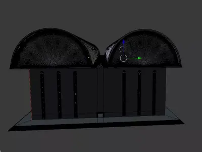 library computer tower Free 3D model